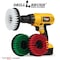 Drill Brush Power Scrubber By Useful Products 7 in W 5 in L Brush, Variety 5in-S-GRW-H-DB - alternate 5